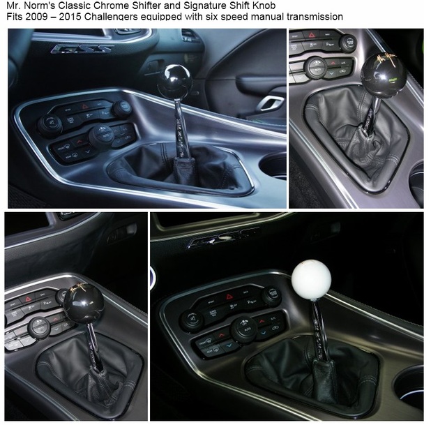 Mr Norm's Chrome Shifter w/Ball 08-up Challenger 6 Spd - Click Image to Close